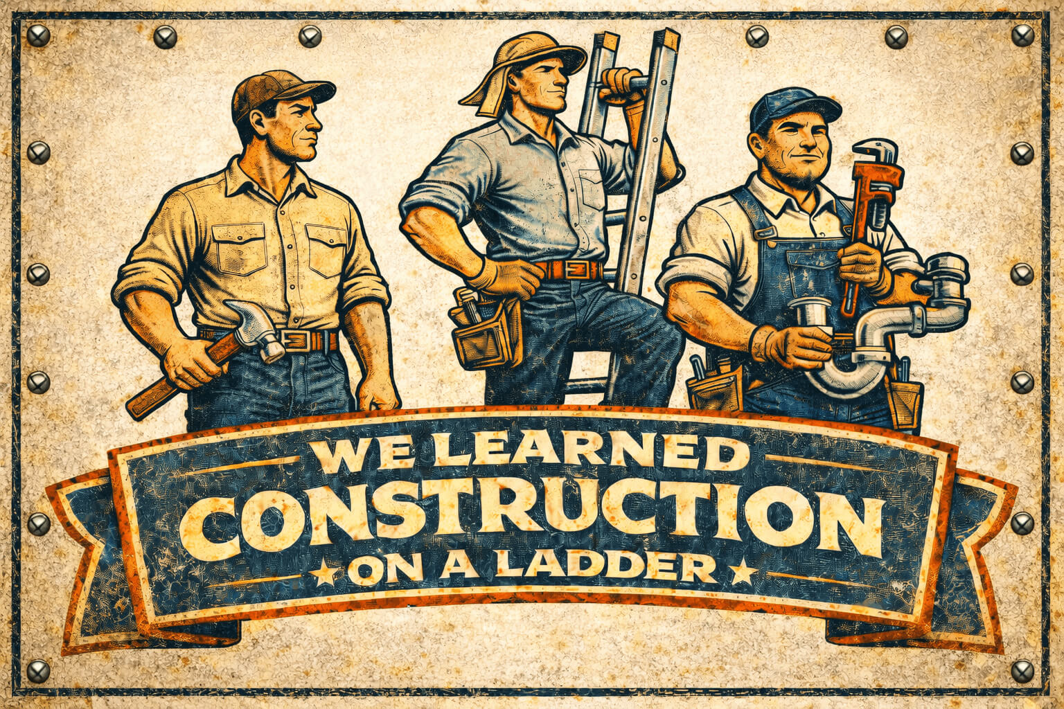 We Learned Construction On A Ladder